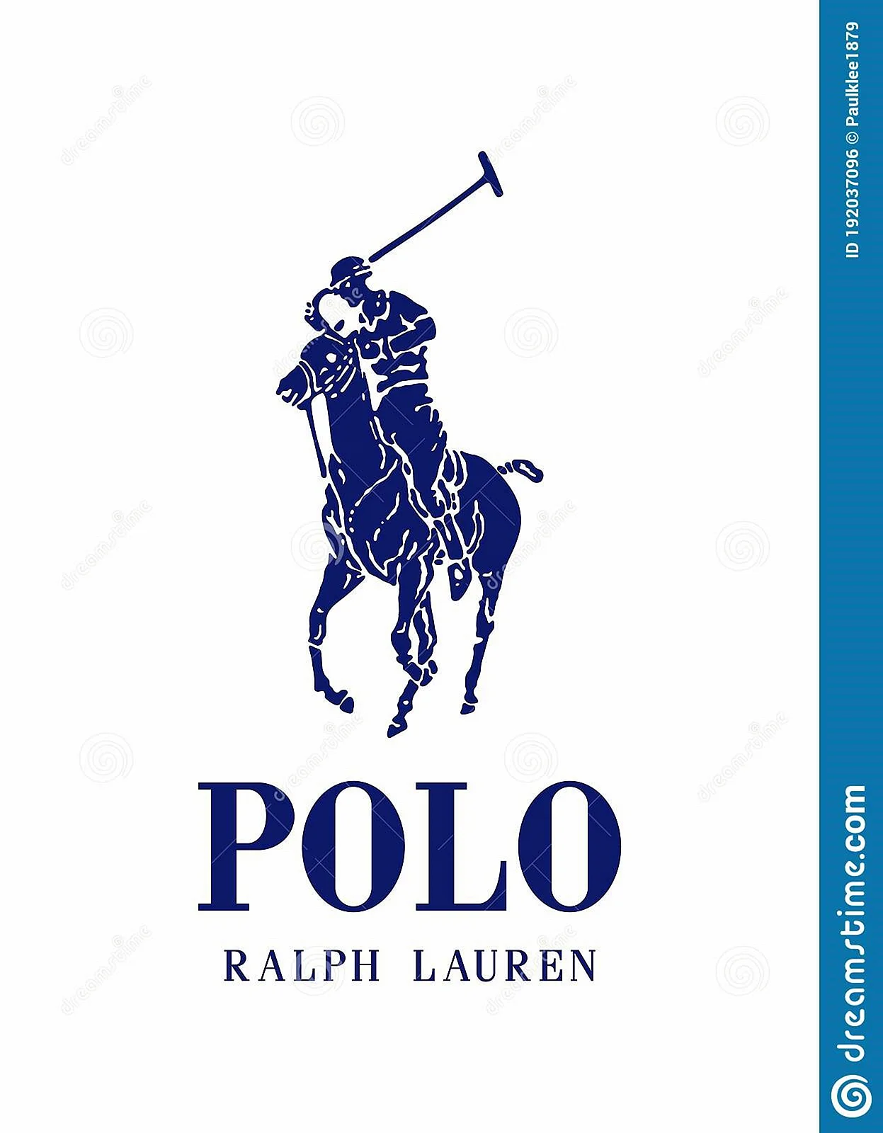 Polo Ralph Lauren логотип на поло