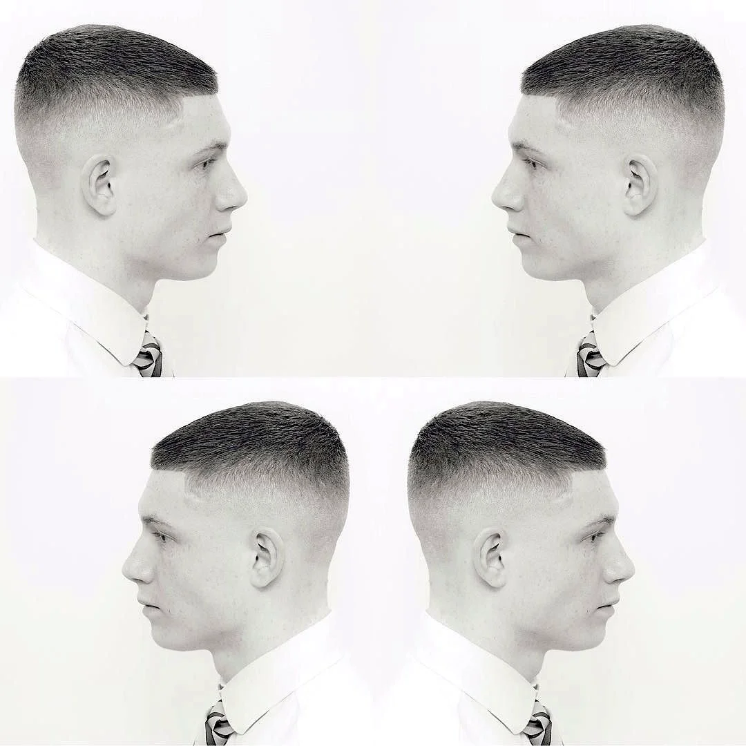 Стрижка кроп мужская фото со всех сторон фото до и после фото