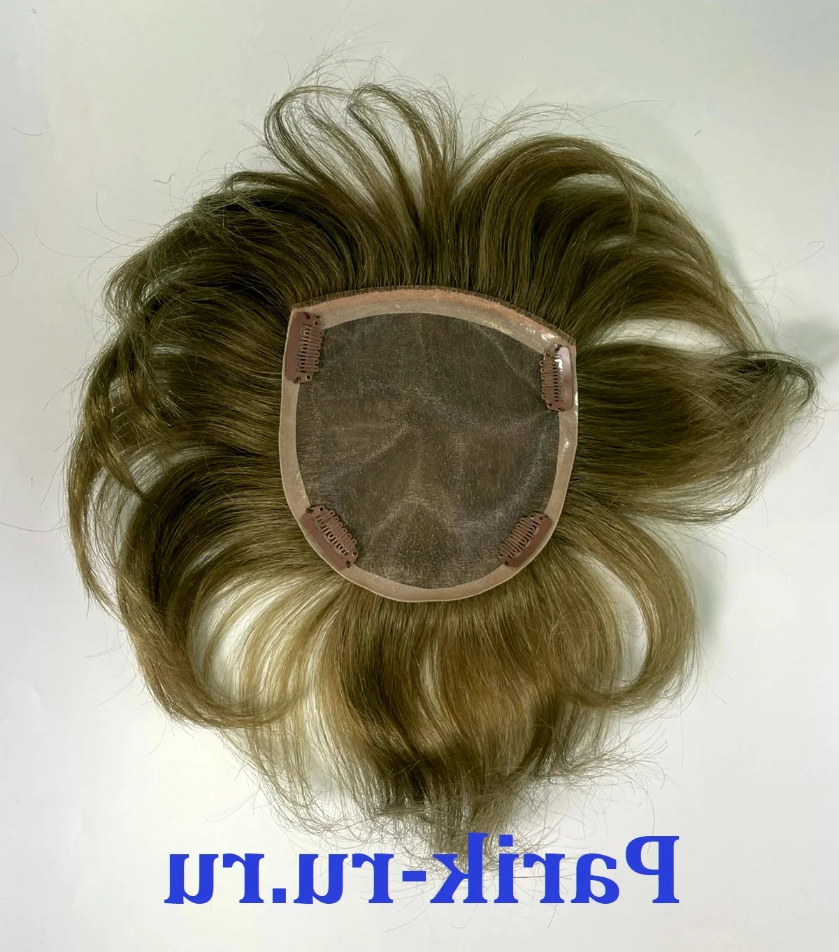 Полупарик накладка из натуральных волос номер 24613