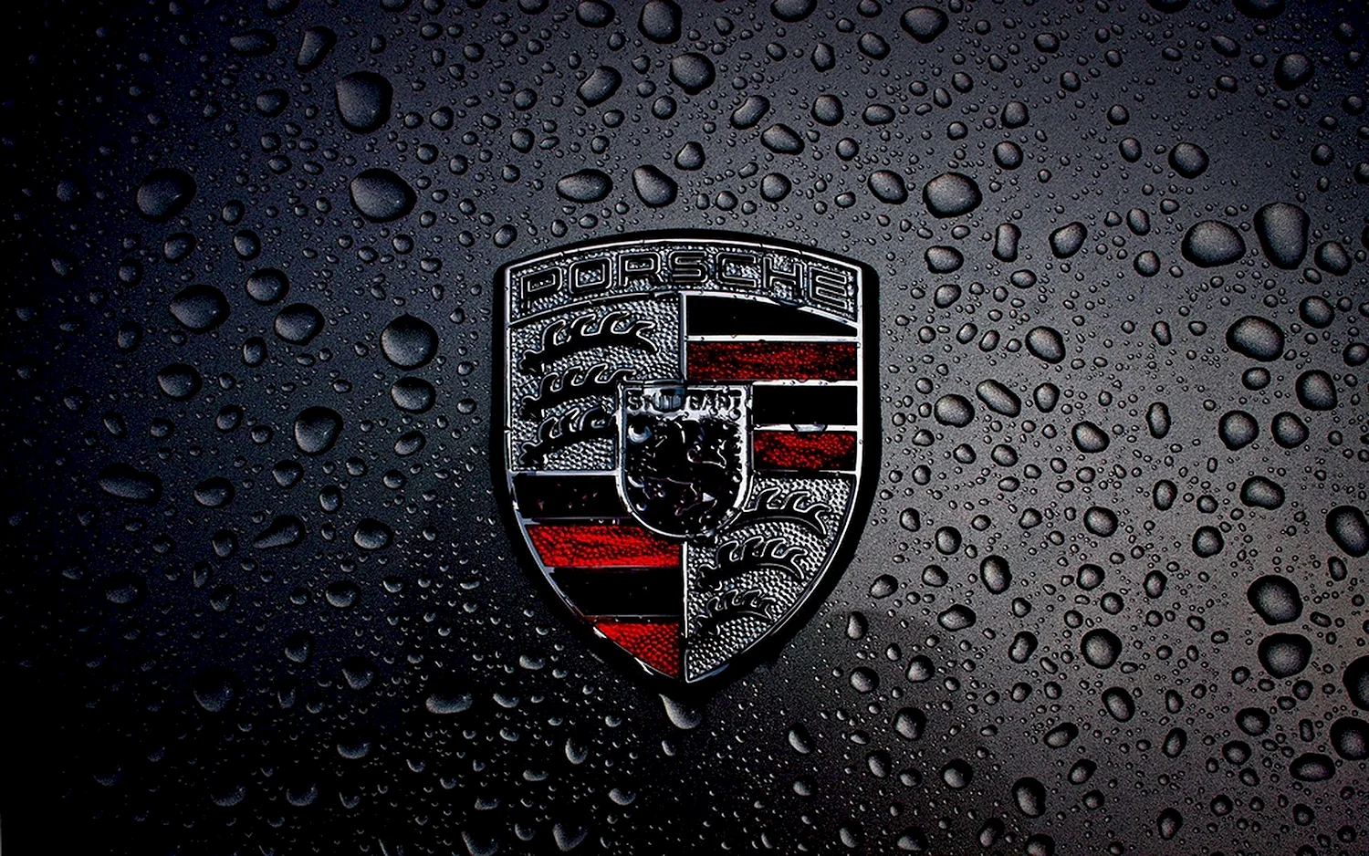 Porsche logo 4k