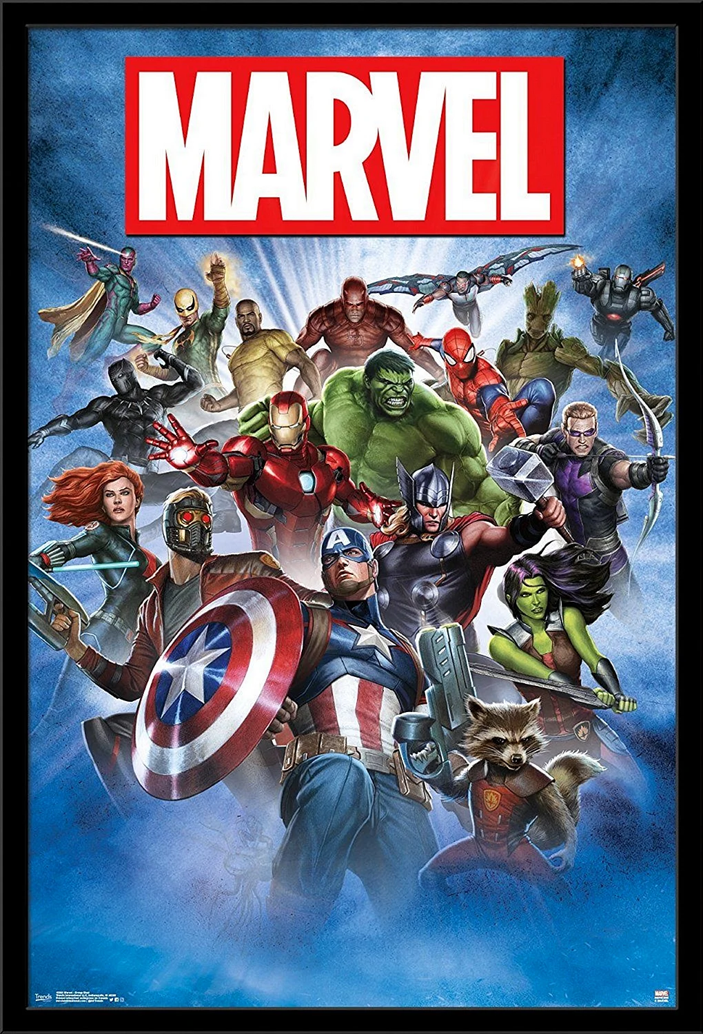 Постер герои Марвел