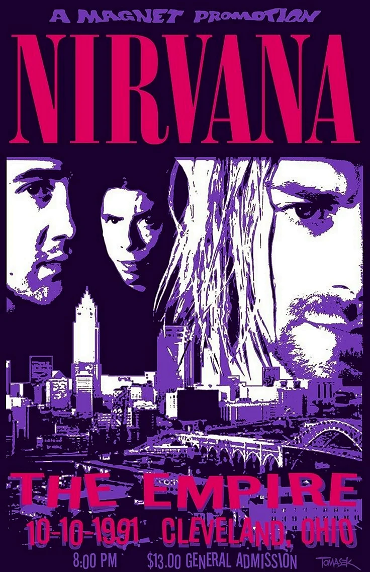 Постер группы Нирвана
