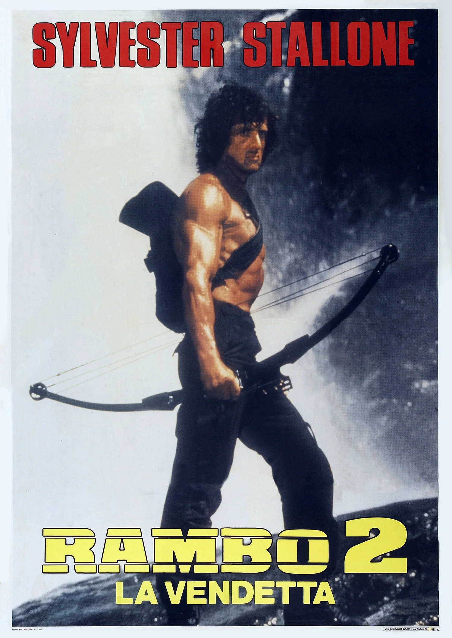 Постер к фильма Рэмбо;первая кровь II (1985)