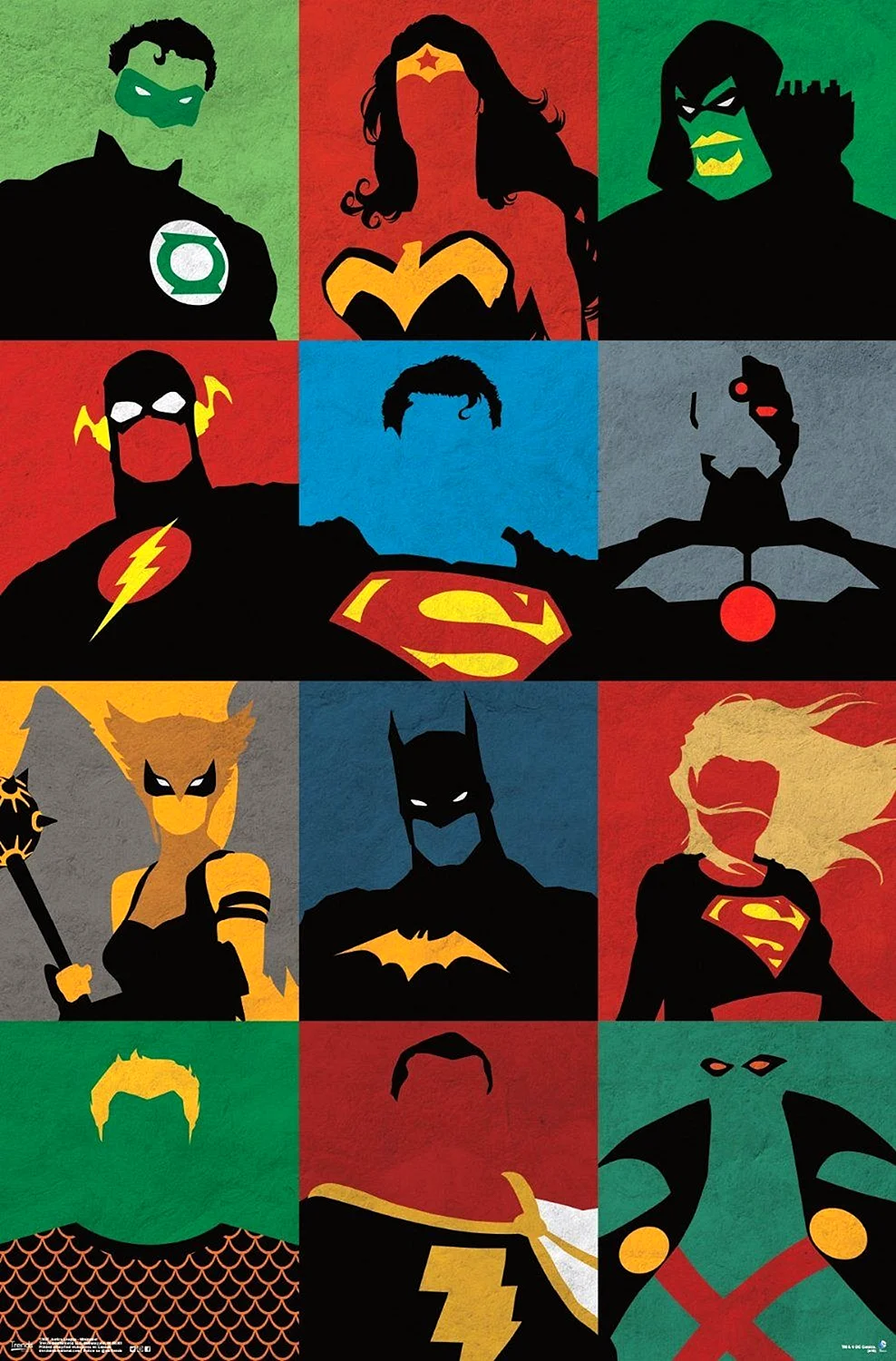 Постер Лиги справедливости комикс