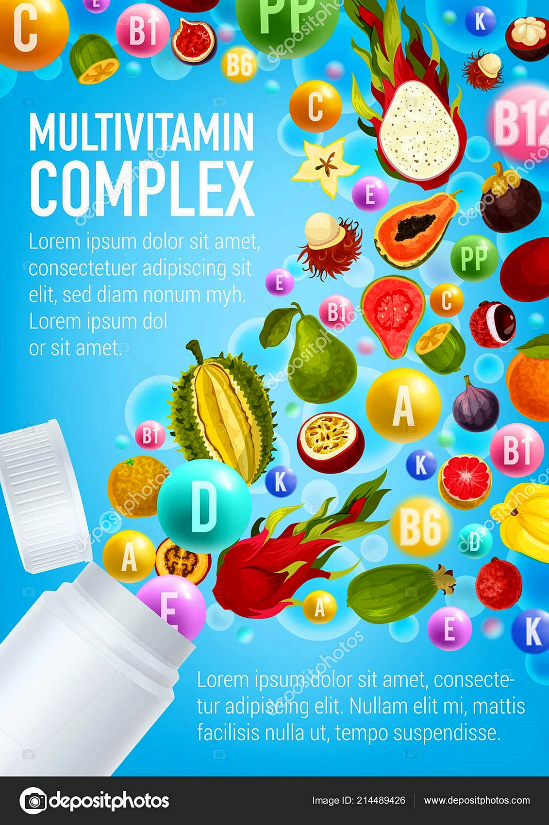 Постер про витамины