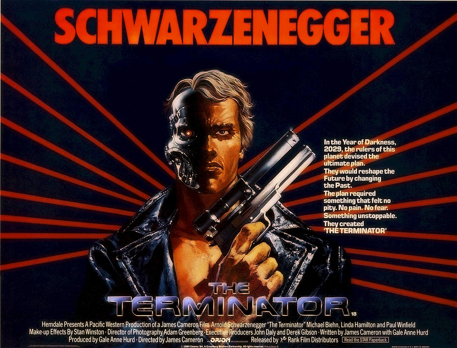 Постер the Terminator 1984