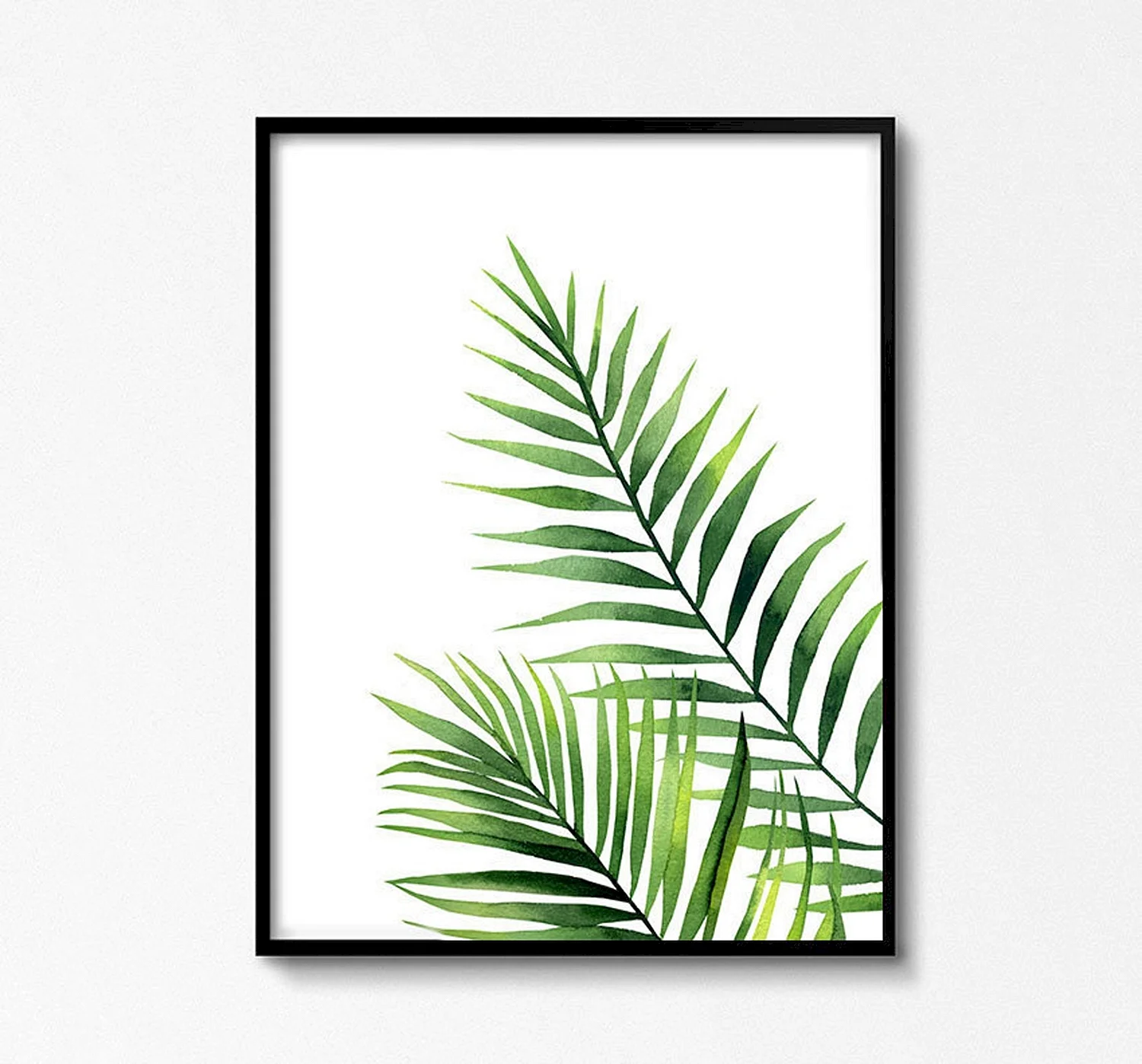 Постер тропические листья