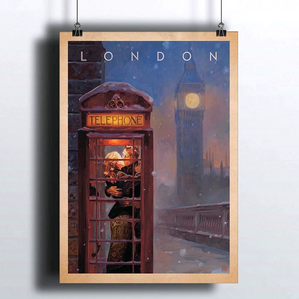 Постер вид Лондона