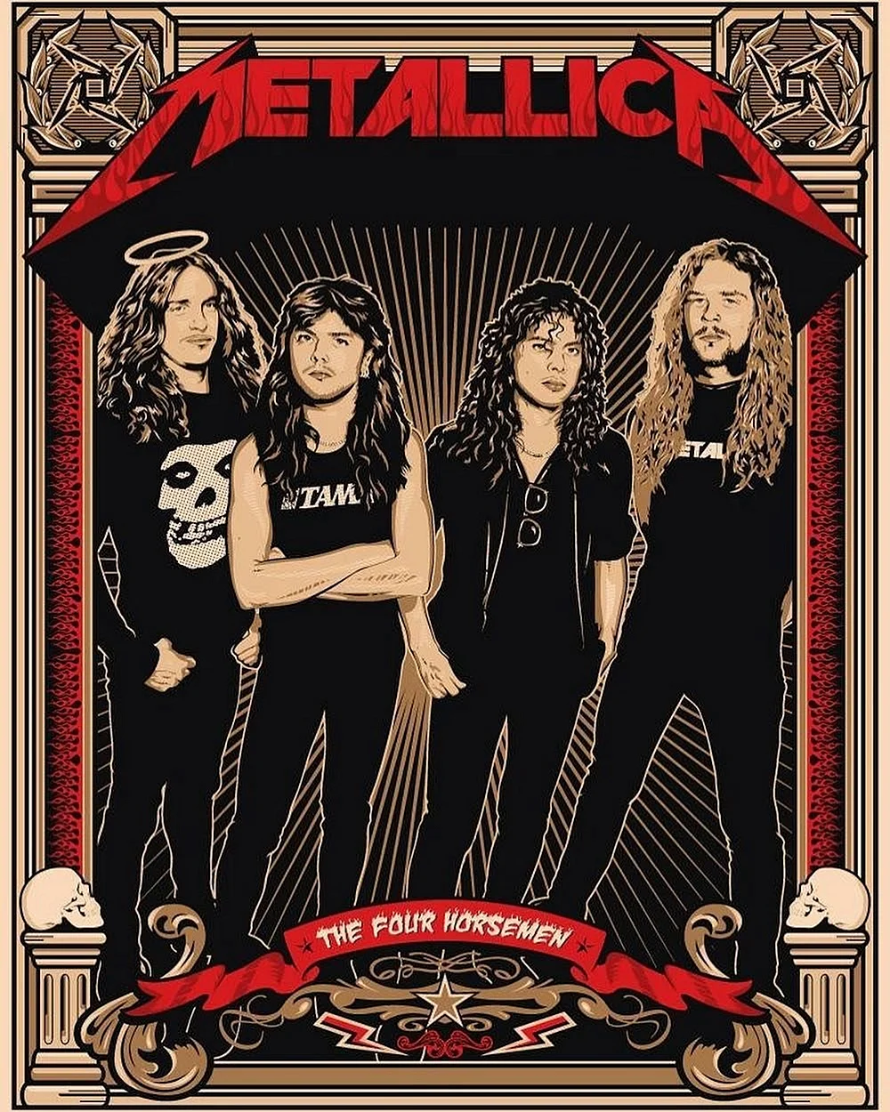 Постеры рок групп металика