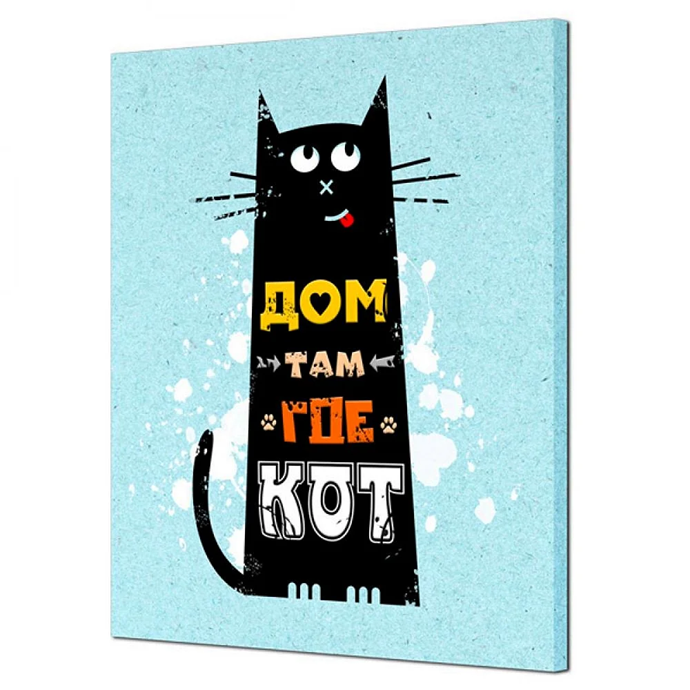 Постеры с котами для интерьера
