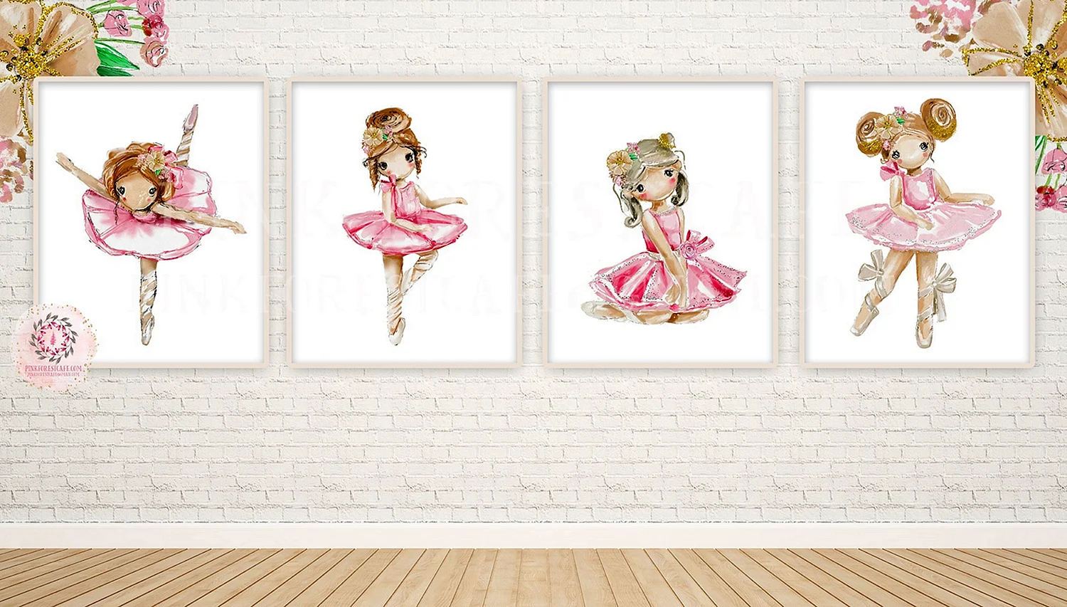Постеры в детскую комнату балерины