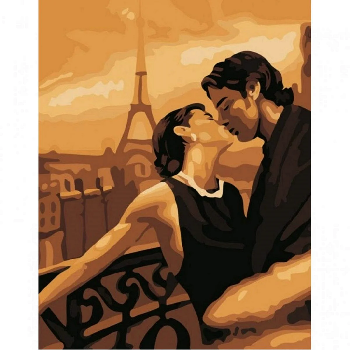 Поцеловать в двух местах в Риме и в Париже