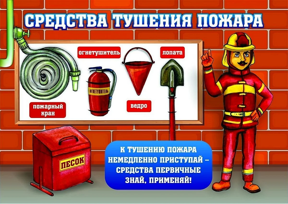 Пожарная безопасность плакат