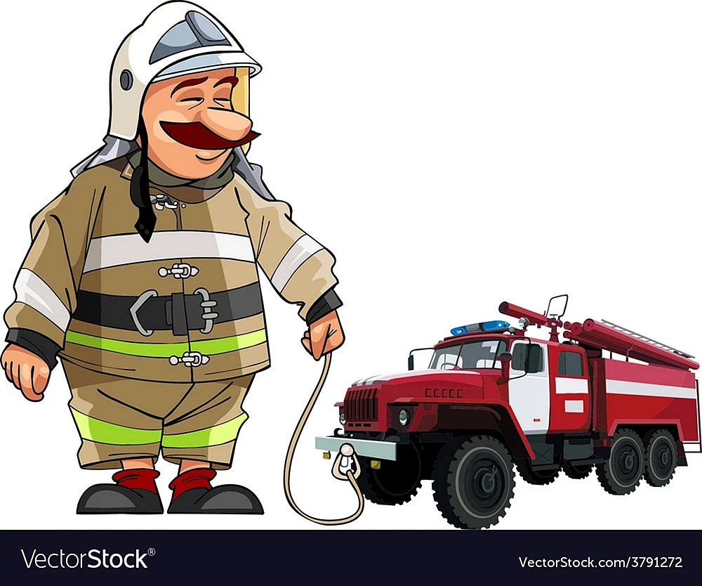 Пожарные карикатуры