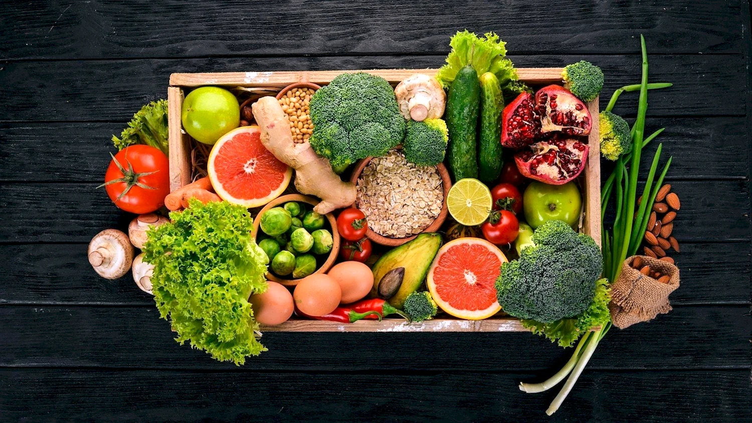 Правильно питание продукты овощи