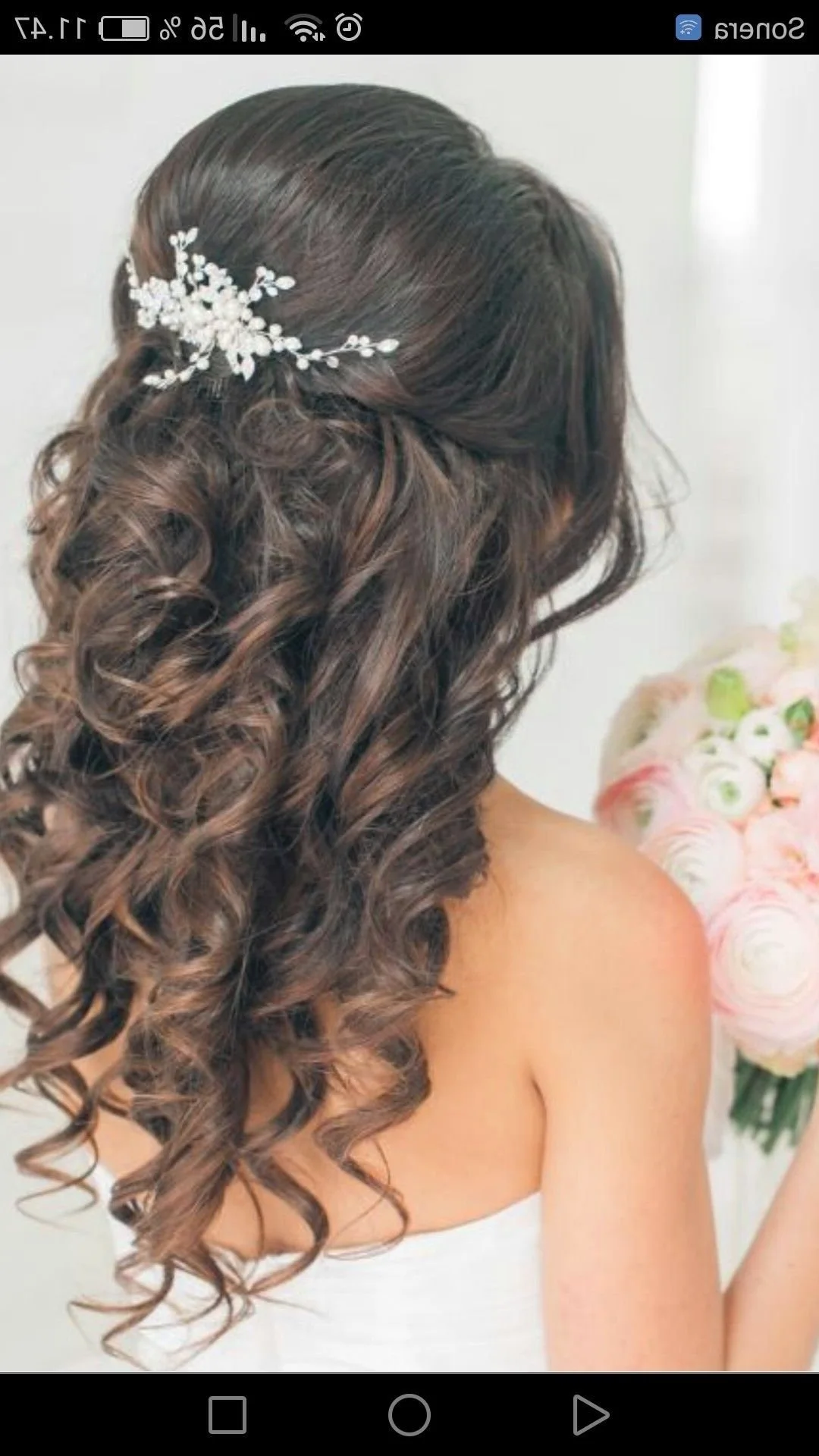 Прическа для подружки невесты на длинные волосы