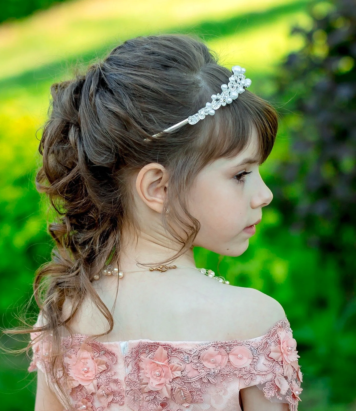 Прическа маленькой принцессы 6 лет