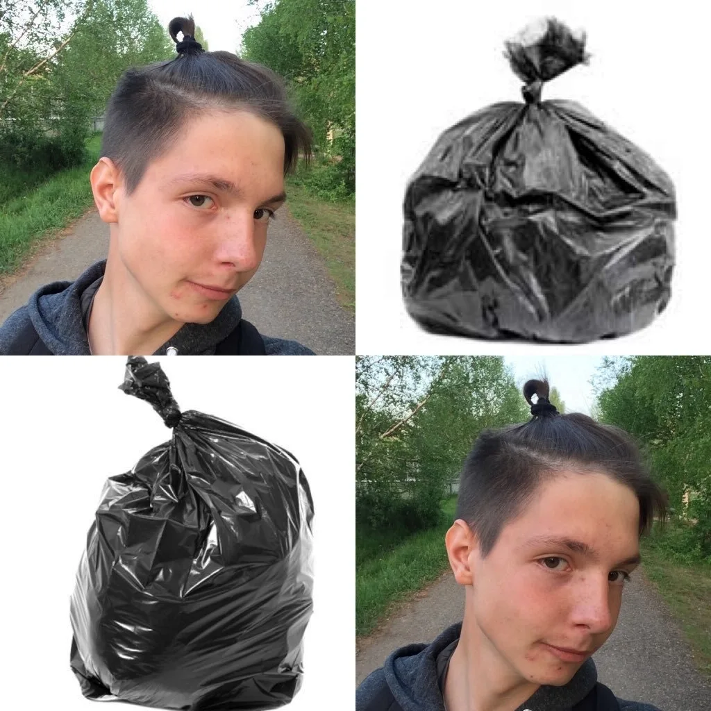 Как убрать мусор в волосах