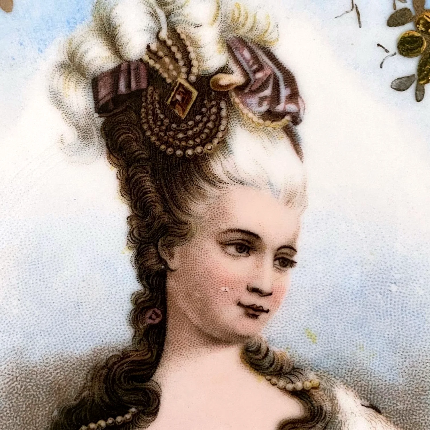 Прическа Помпадур женская 1900