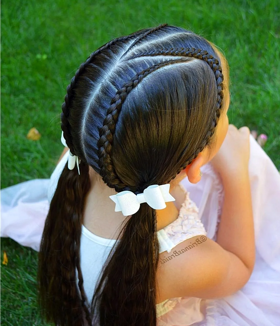 Причёски для девочек на длинные волосы