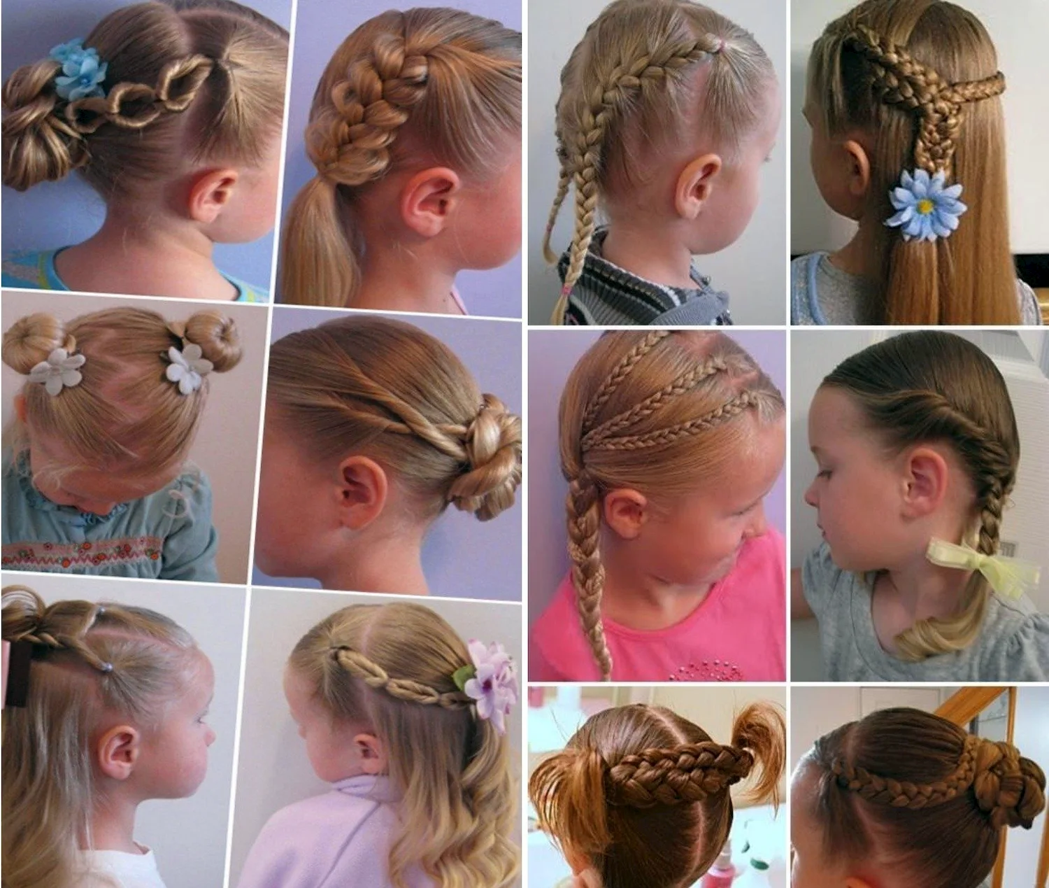 Причёски для девочек на длинные волосы на выпускной в саду