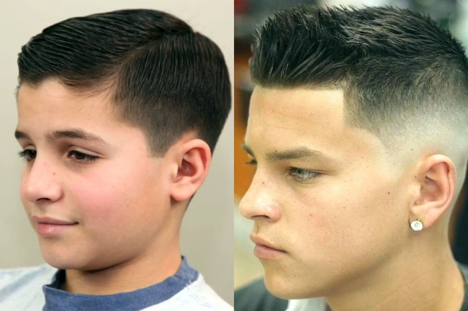 Причёски для мальчиков бокс и полубокс