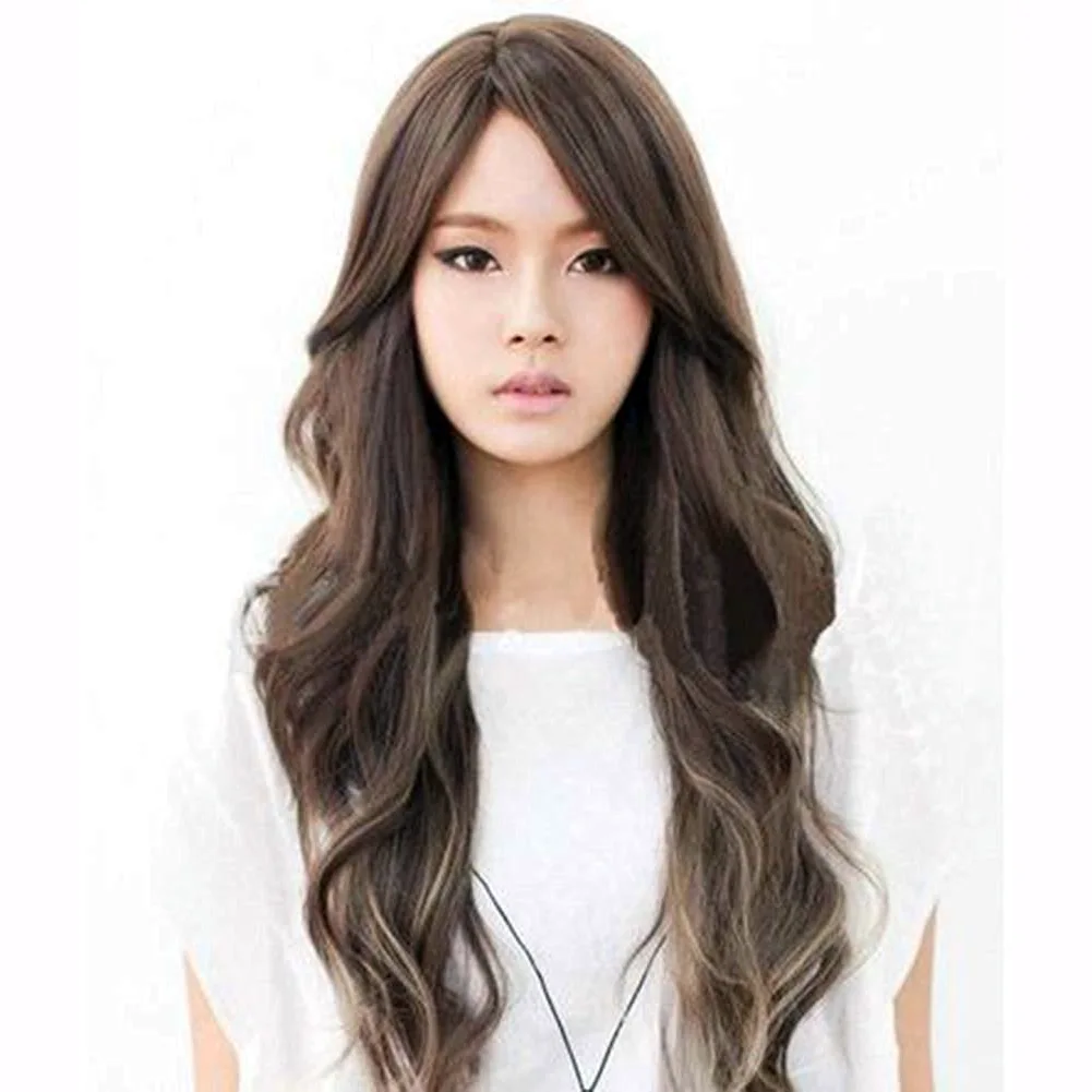 Причёски кореянок на длинные волосы
