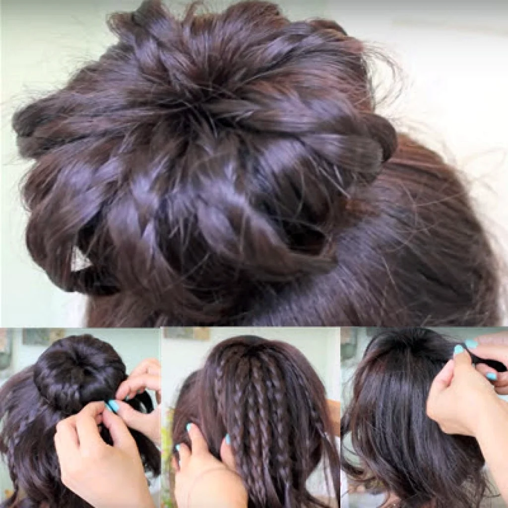 Прически с помощью валика для волос