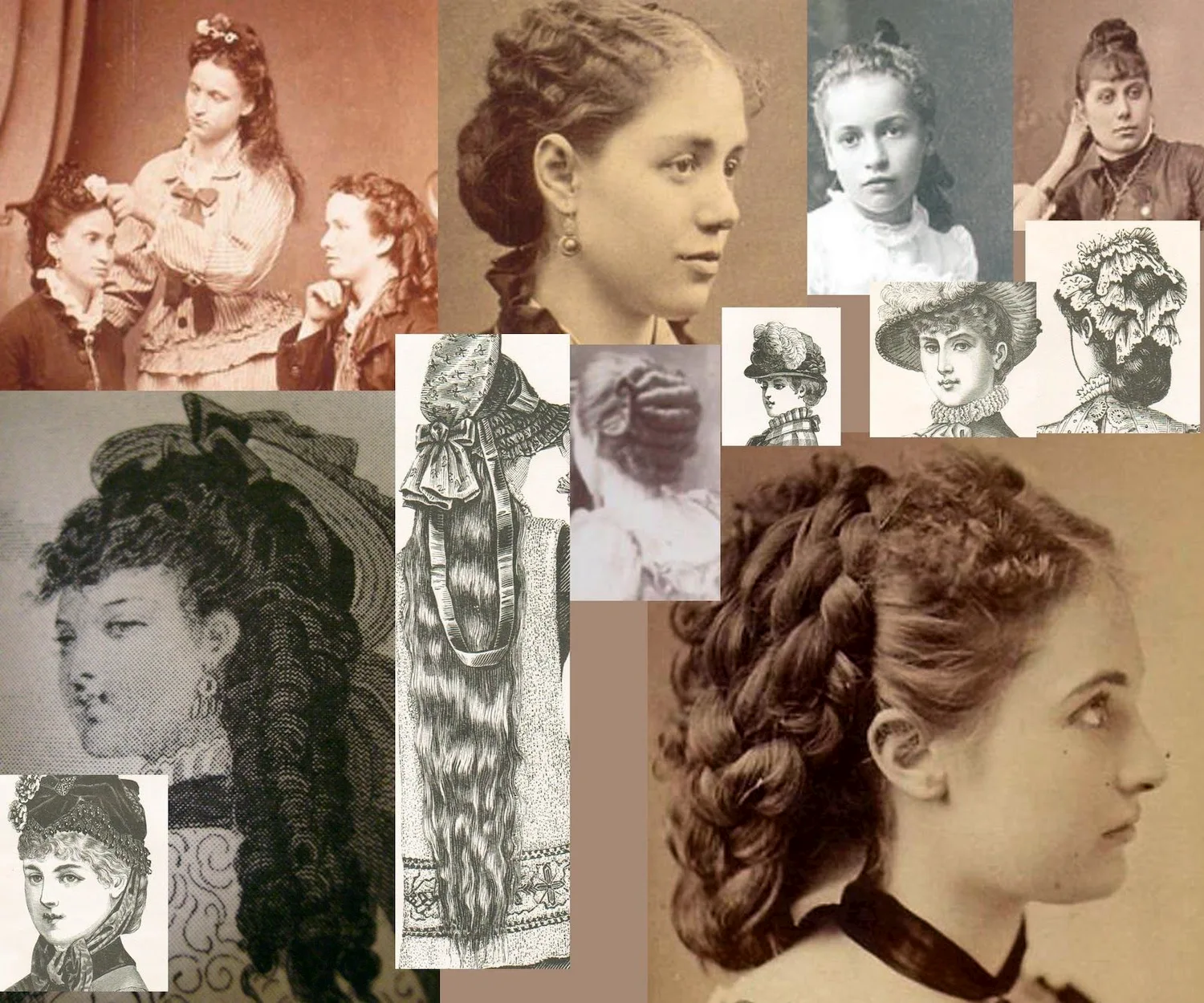 Причёски викторианской эпохи Англия