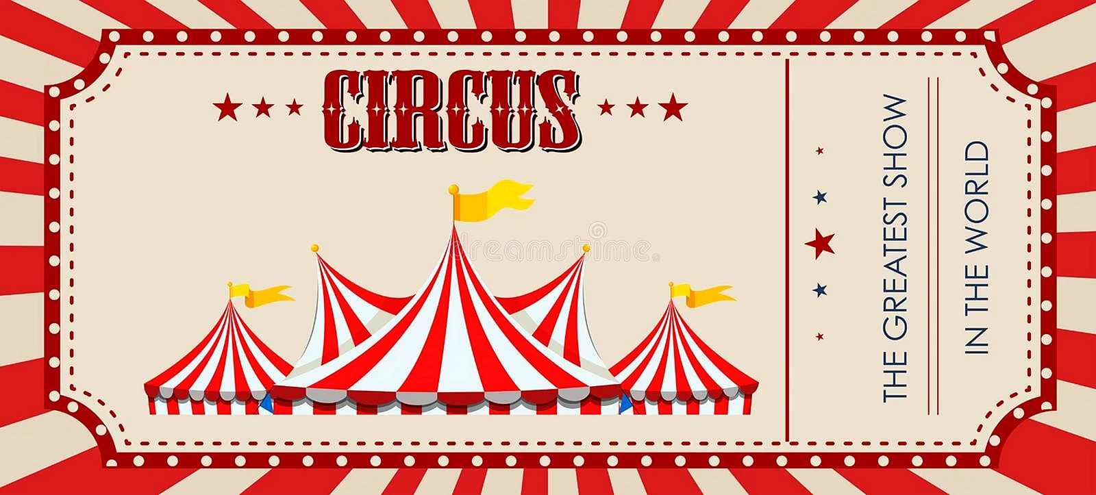 Пригласительный билет в цирк