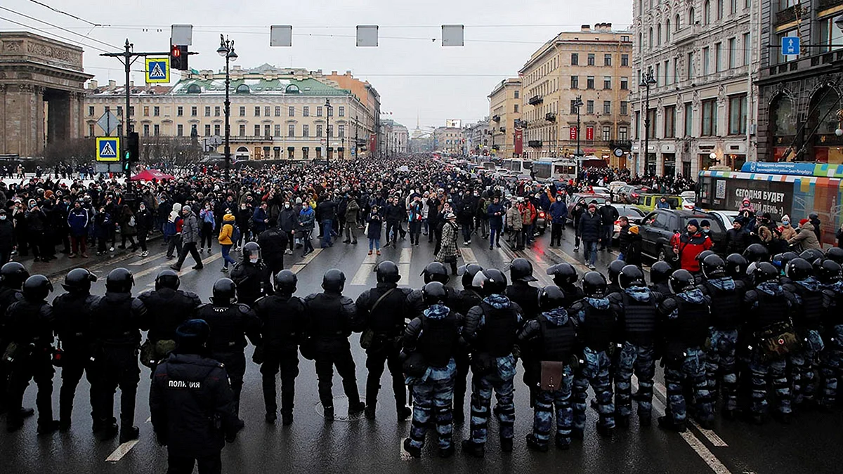 Протесты в России 23 января 2021