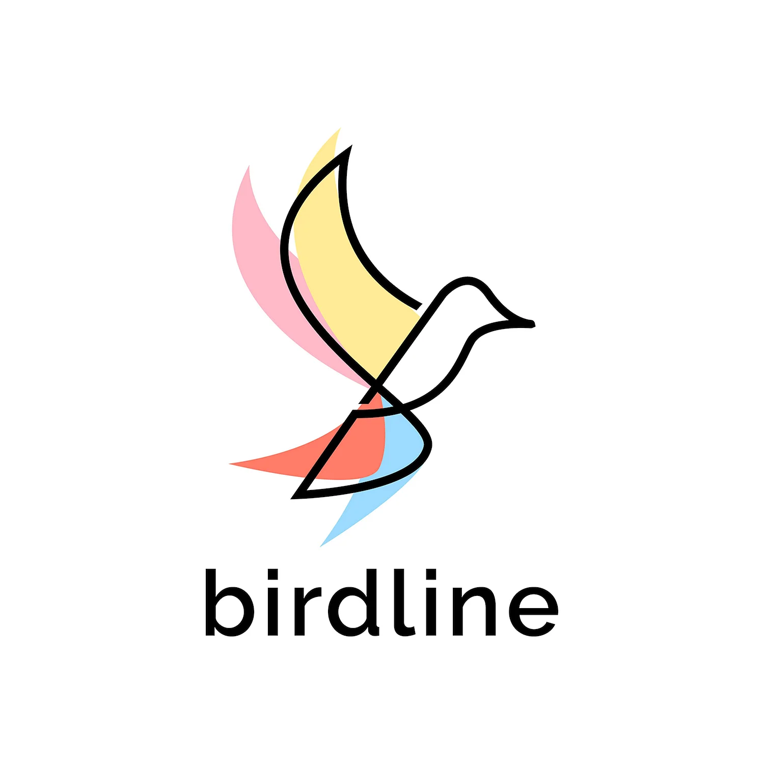 Птица дизайн логотип