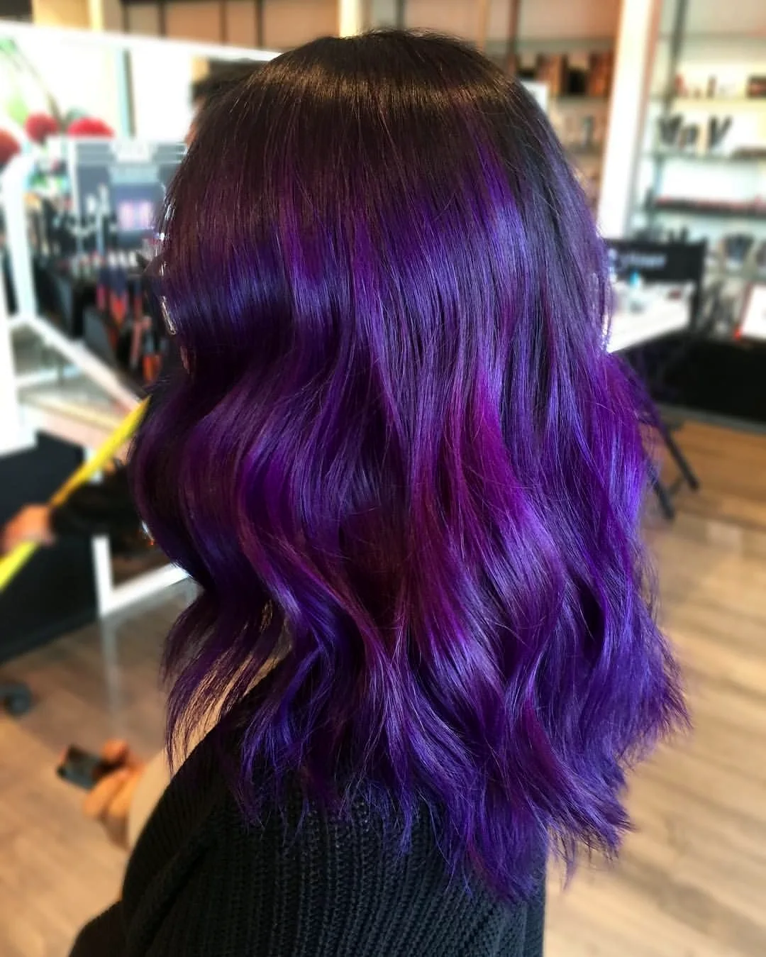 Пурпурный аметист цвет волос