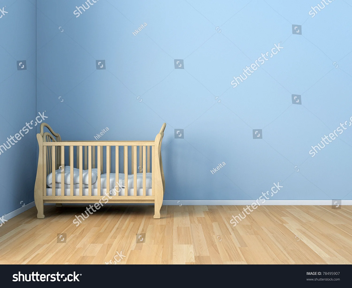 Пустая стена в детской