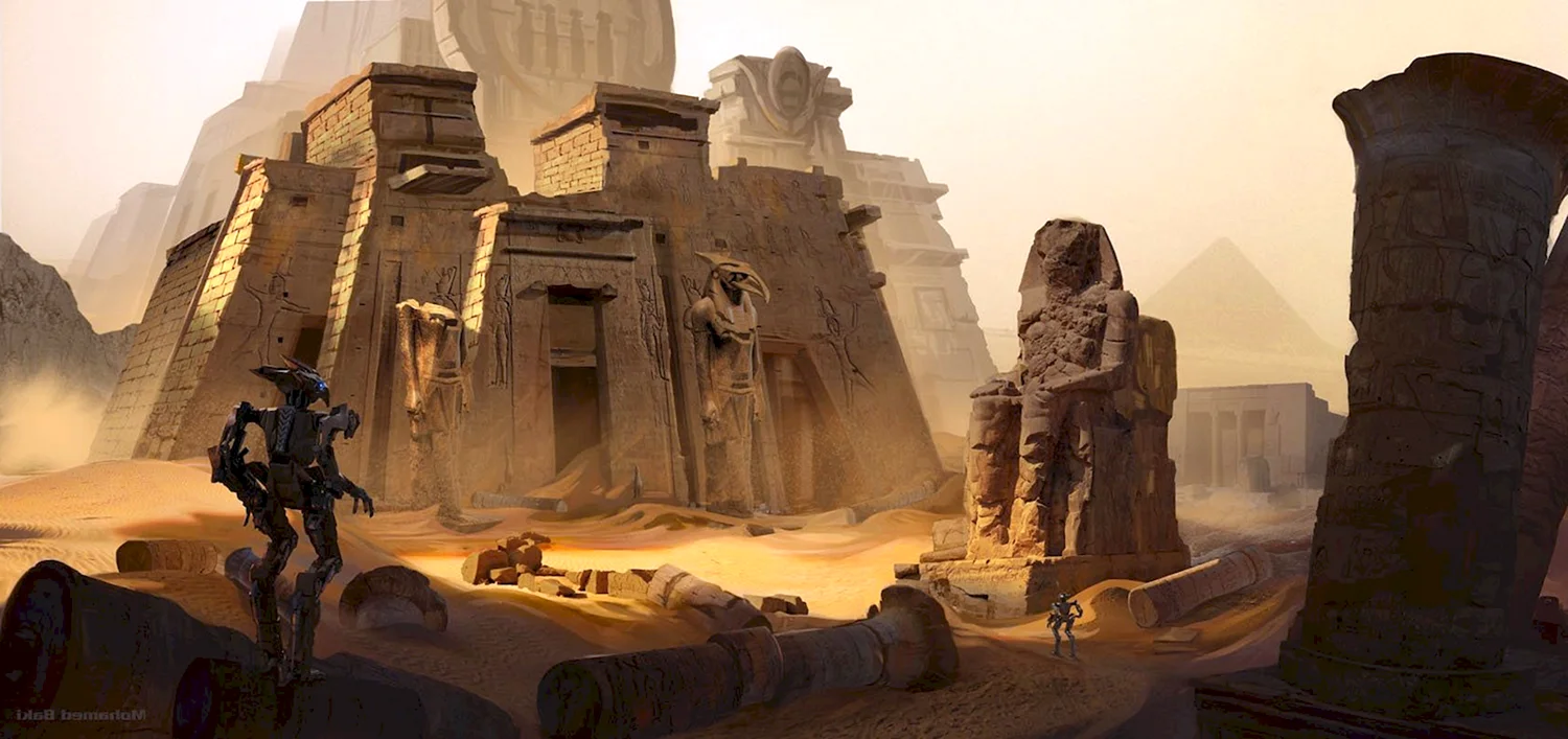 Пустынные концепт арты Египта