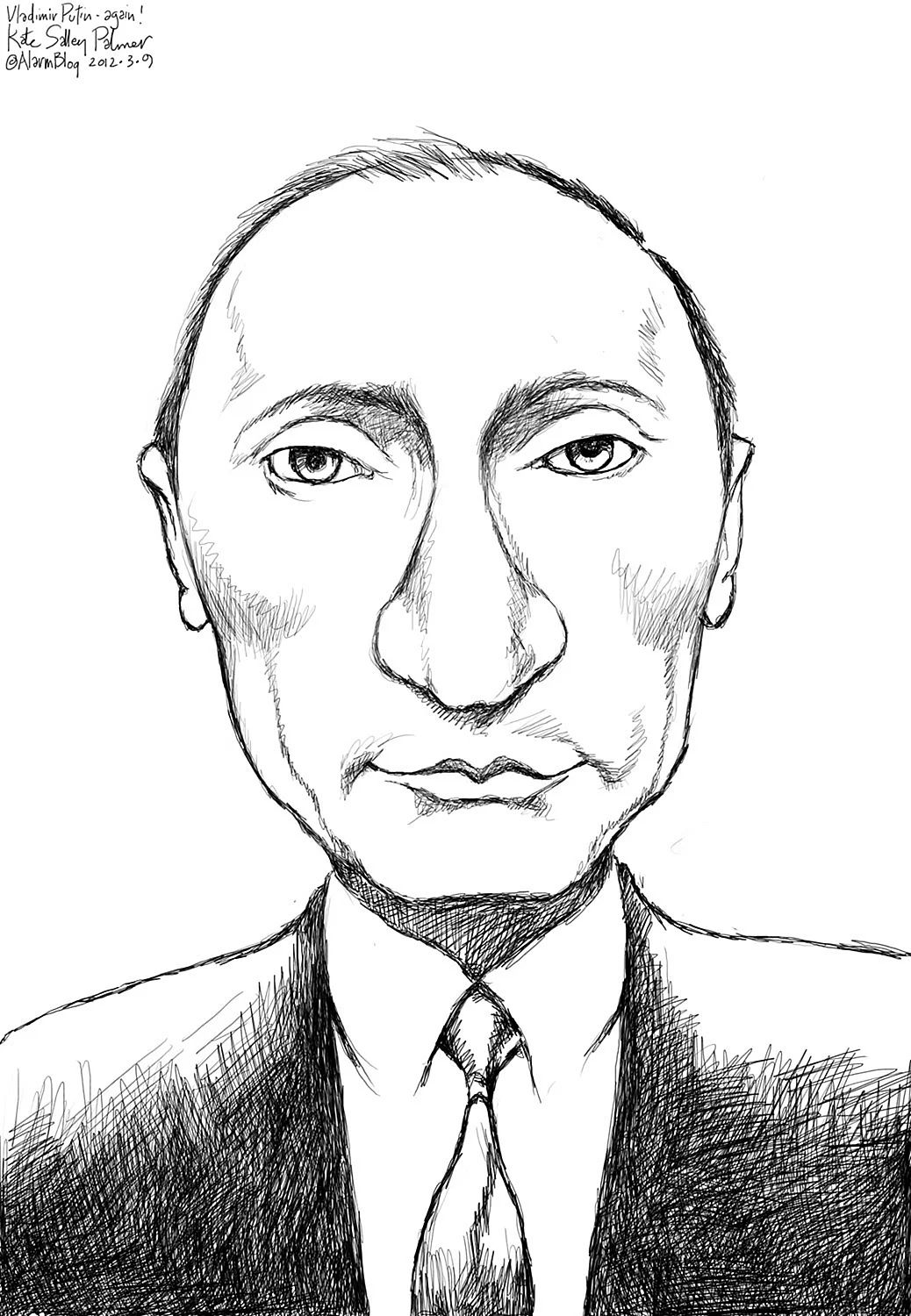 Путин Владимир Владимирович зарисовки