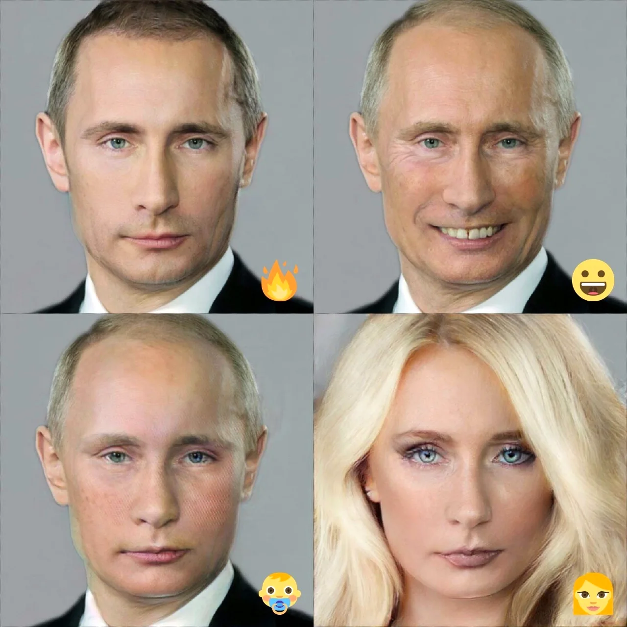 Путин женщина FACEAPP