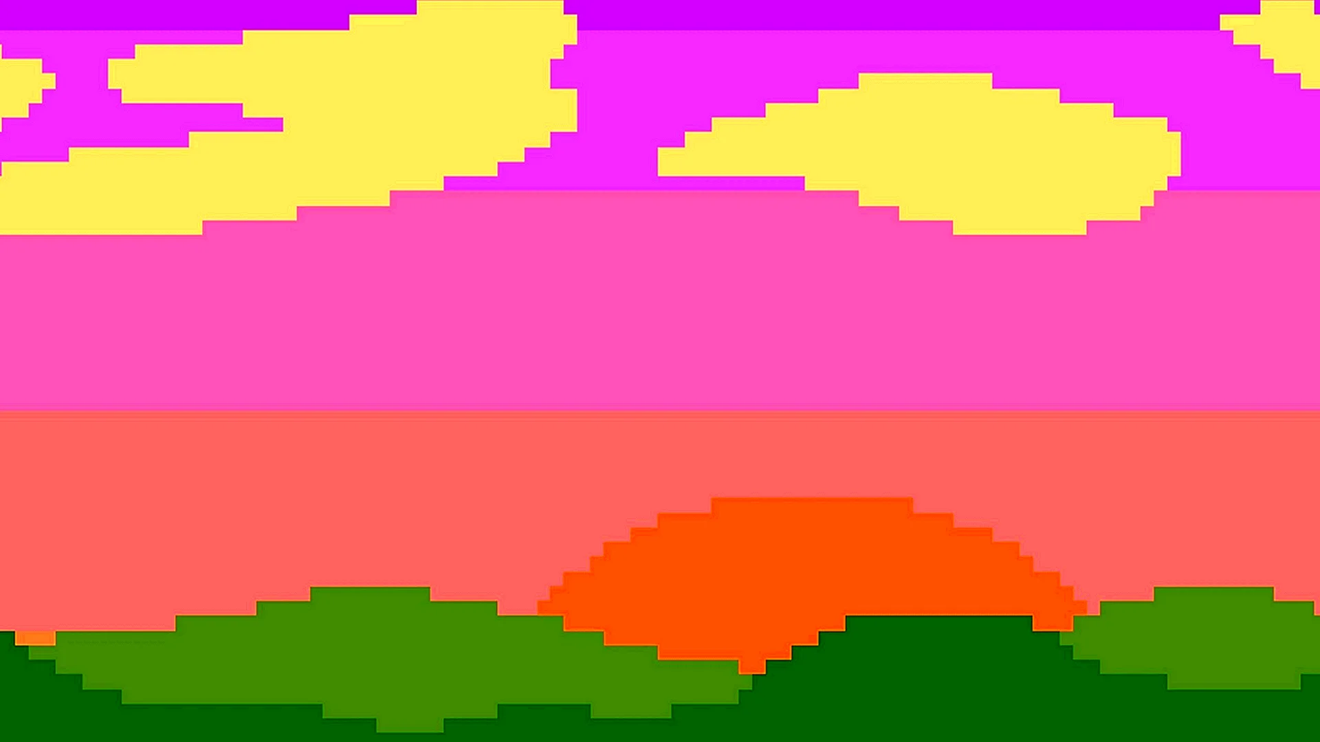 Радужный пиксельный фон