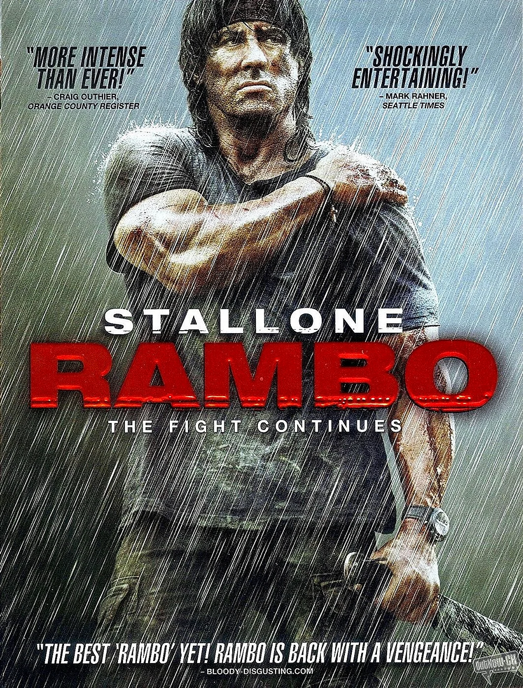 Rambo 2008 Постер