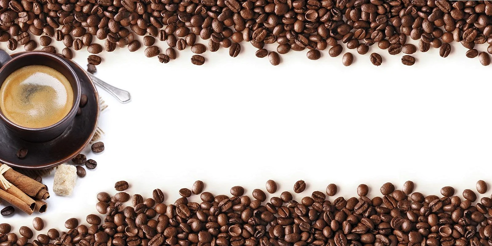 Рамка кофейные зерна