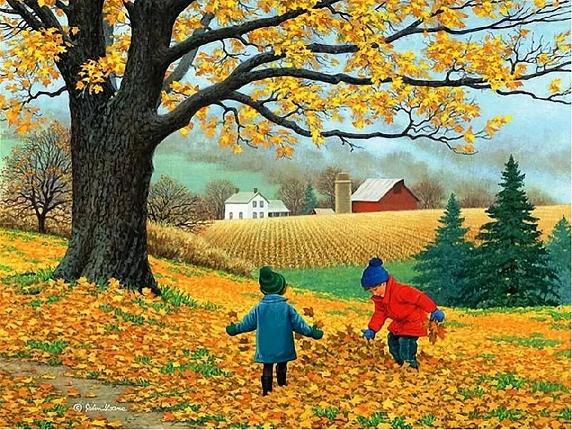 Ранняя осень для детей