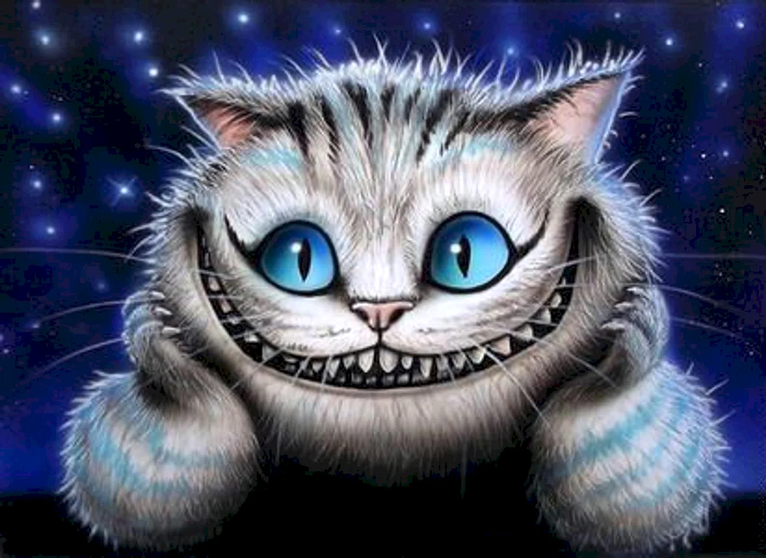 Раскраска по номерам Чеширский кот для андроид