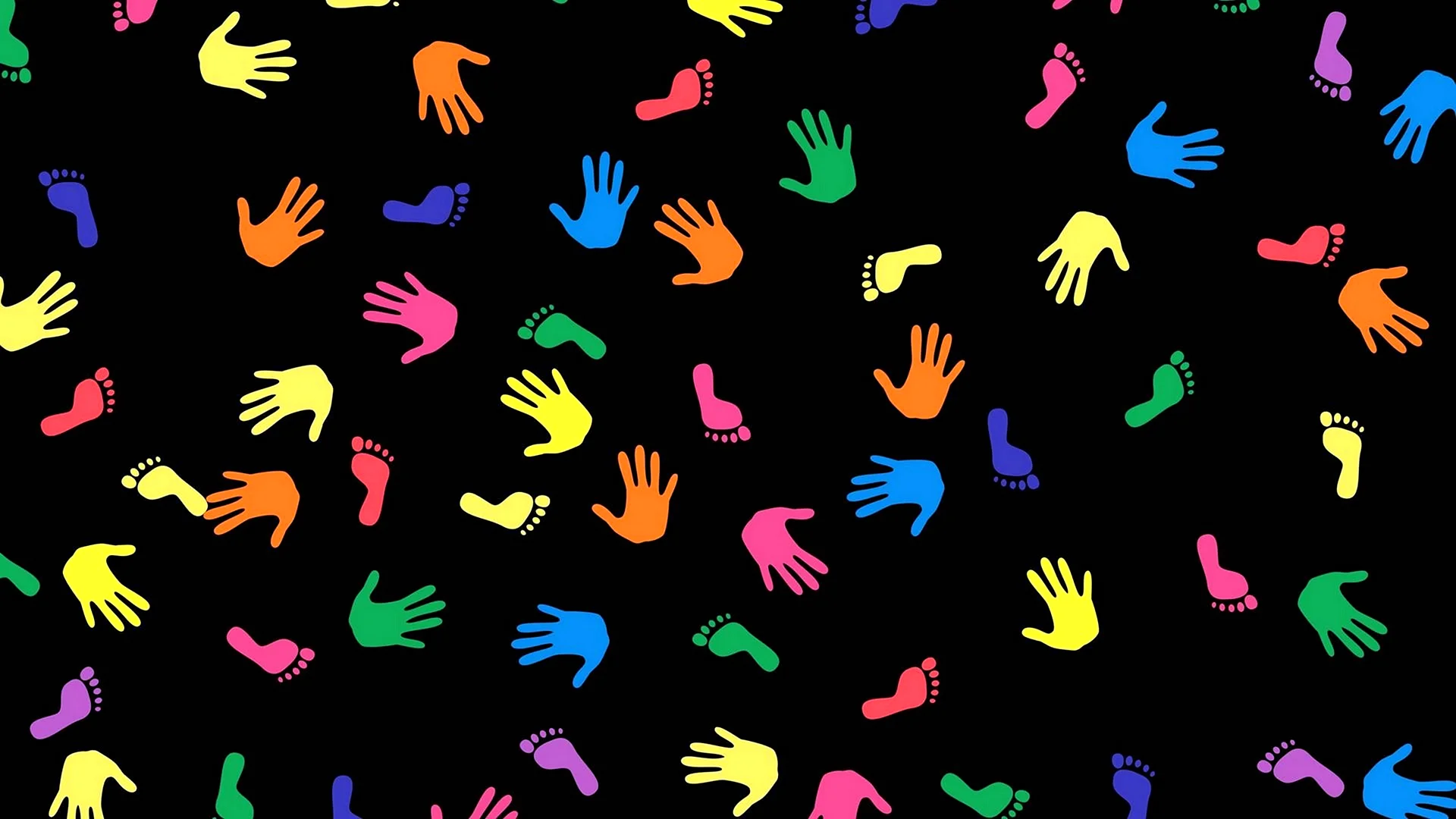 Разноцветные руки