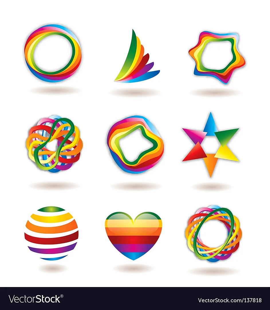Разноцветный логотип