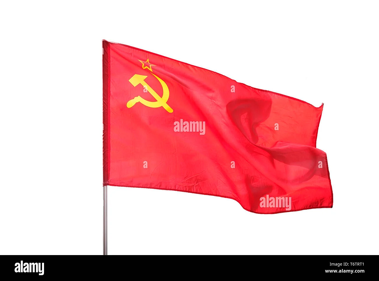 Развивающийся флаг СССР