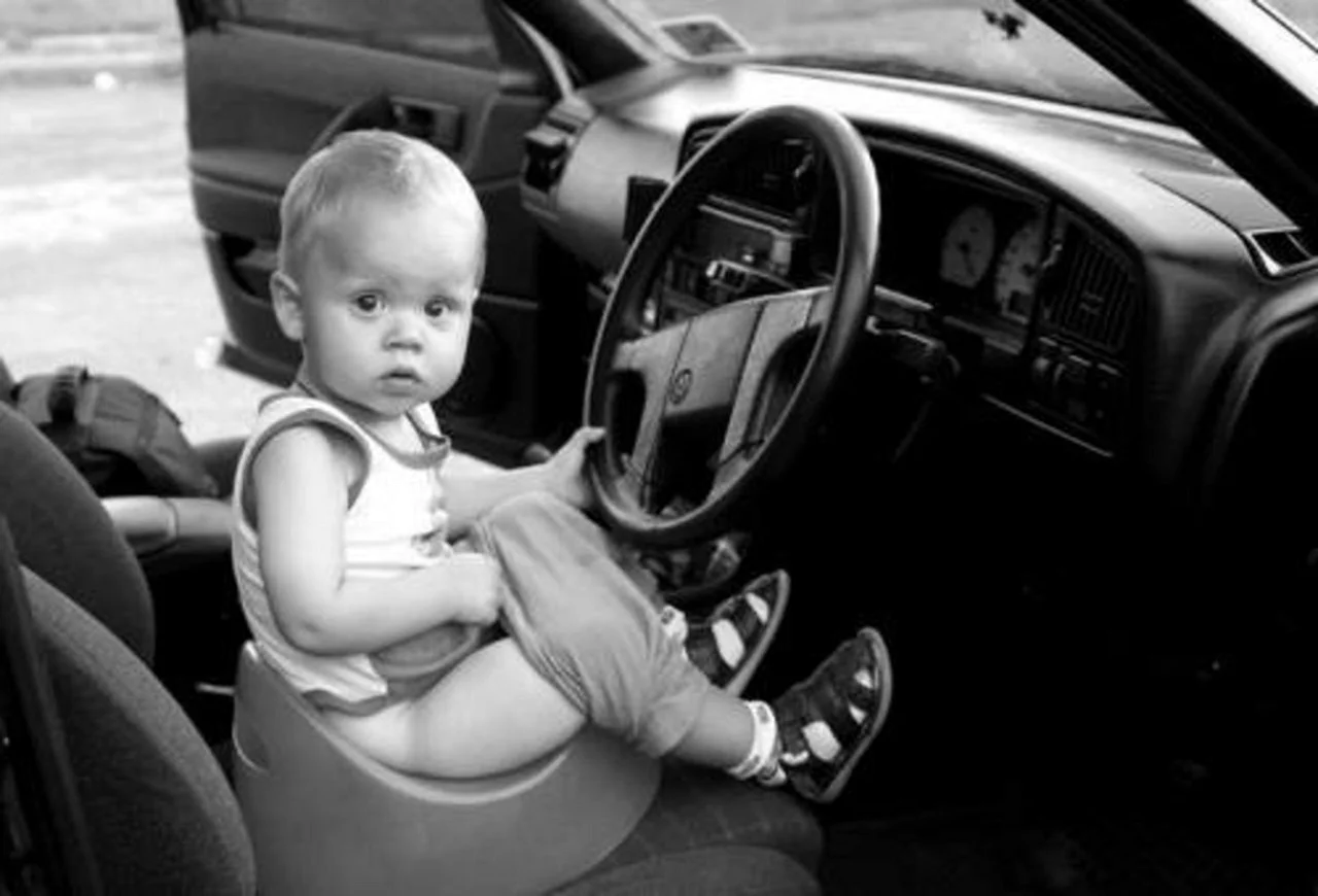Ребенок за рулем