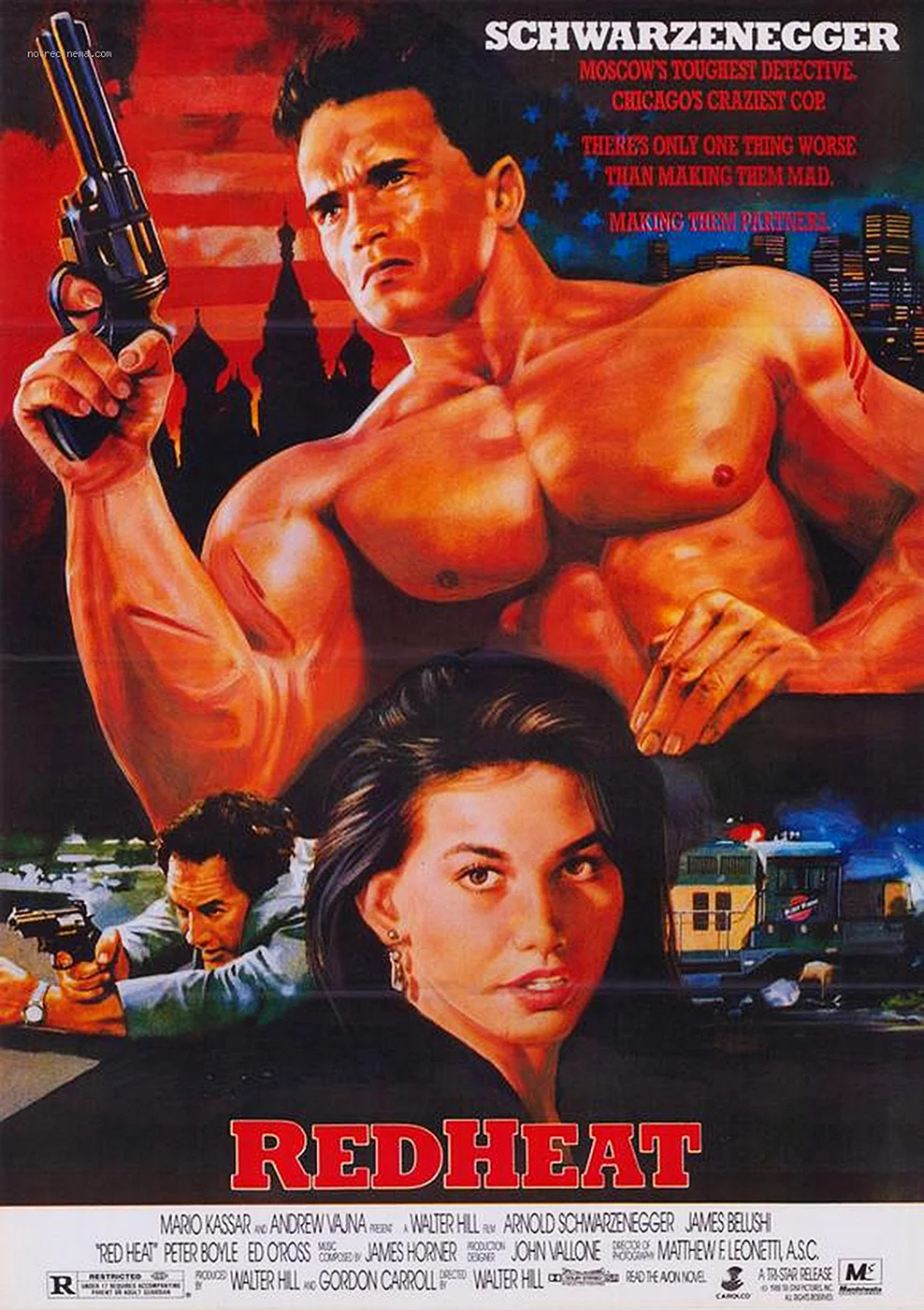 Red Heat (1988 Постер