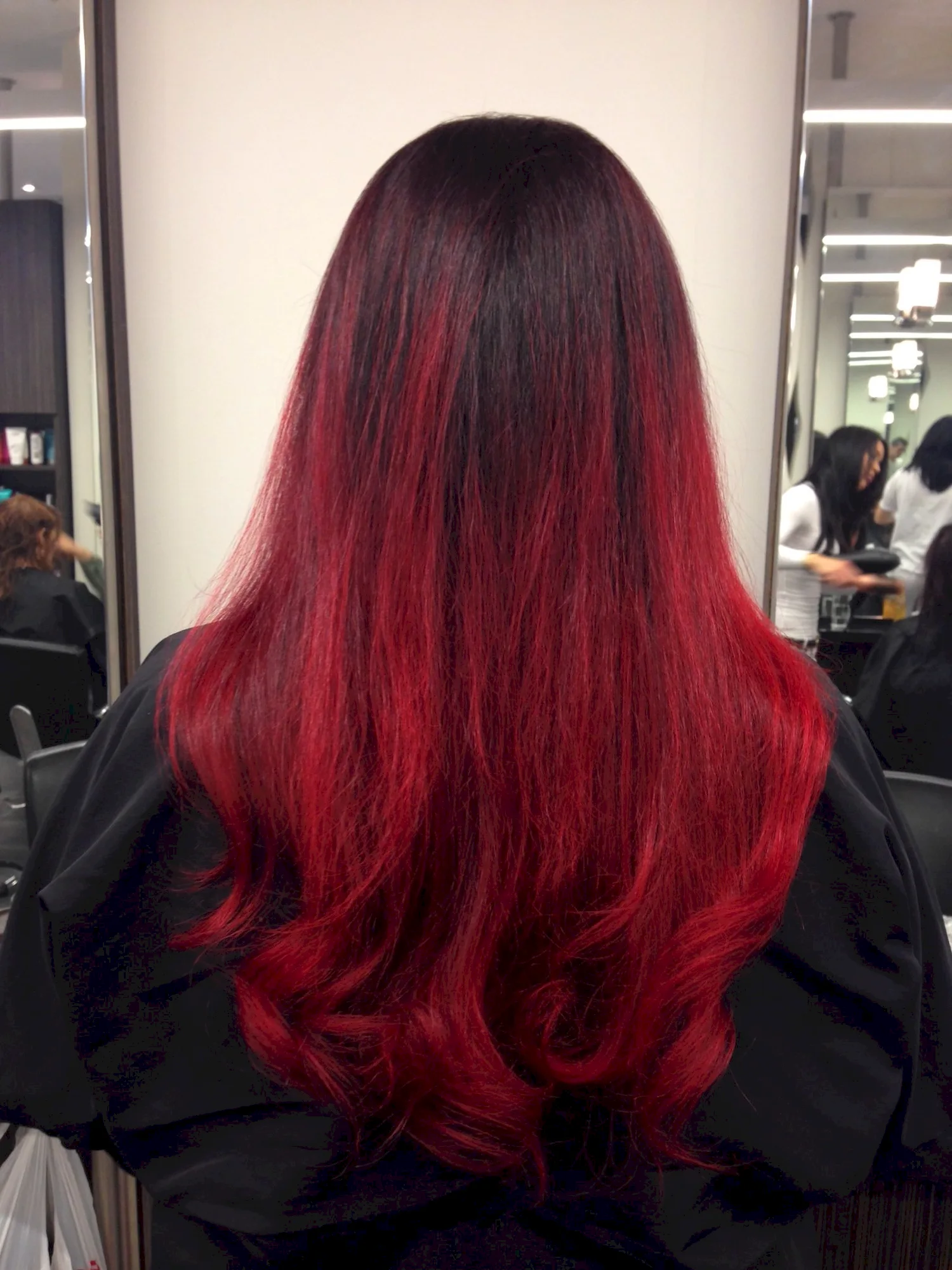 Red Ombre hair