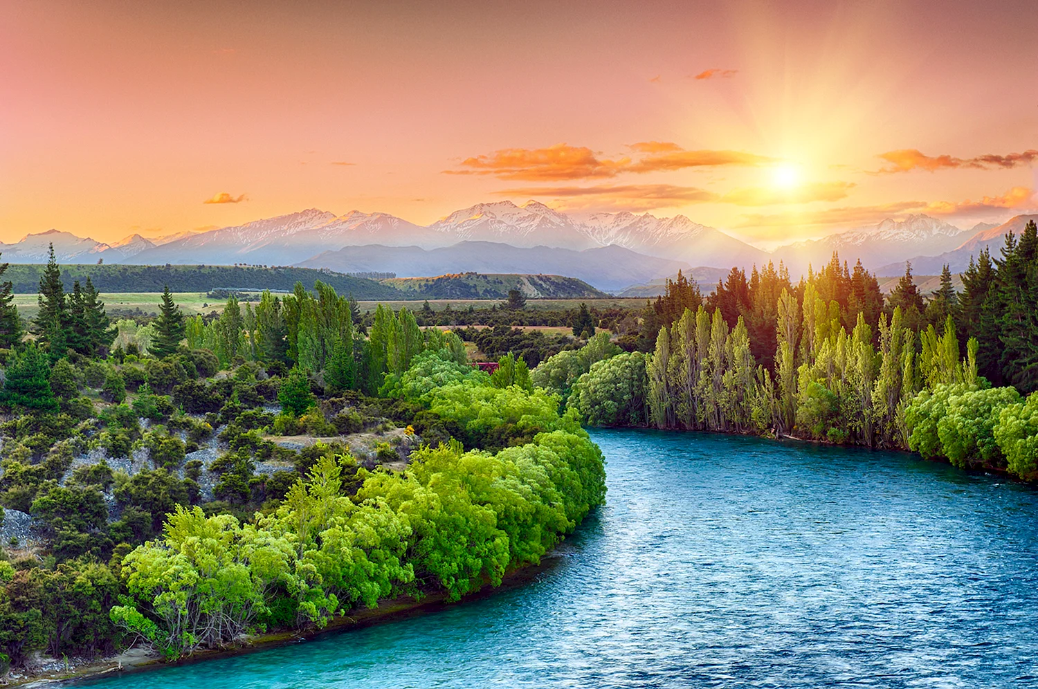 Река клута в новой Зеландии