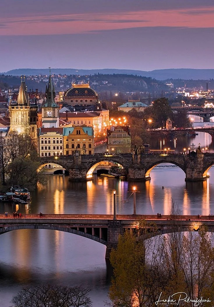 Река Влтава в Праге